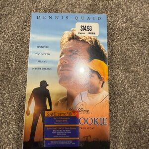 Disney The Rookie VHS brand new sealed with watermark